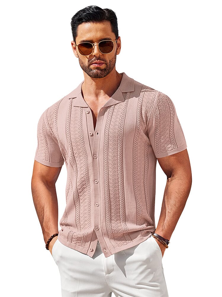 Vintage Knit Button Up Shirt (US Only)