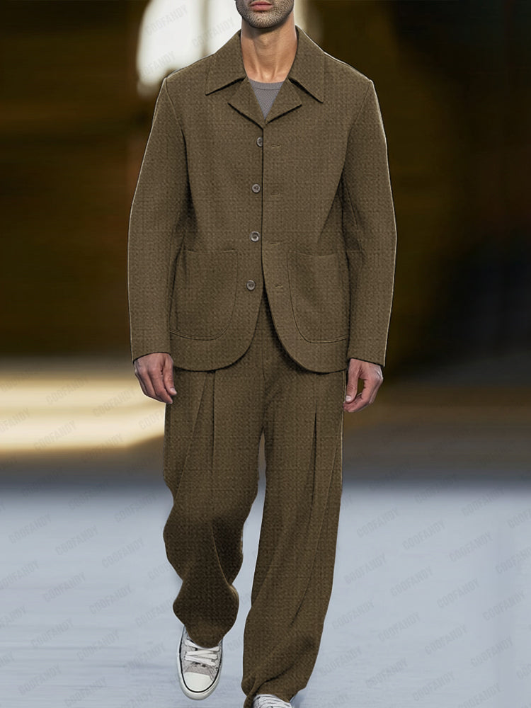 Modern Smart Casual Suit Set
