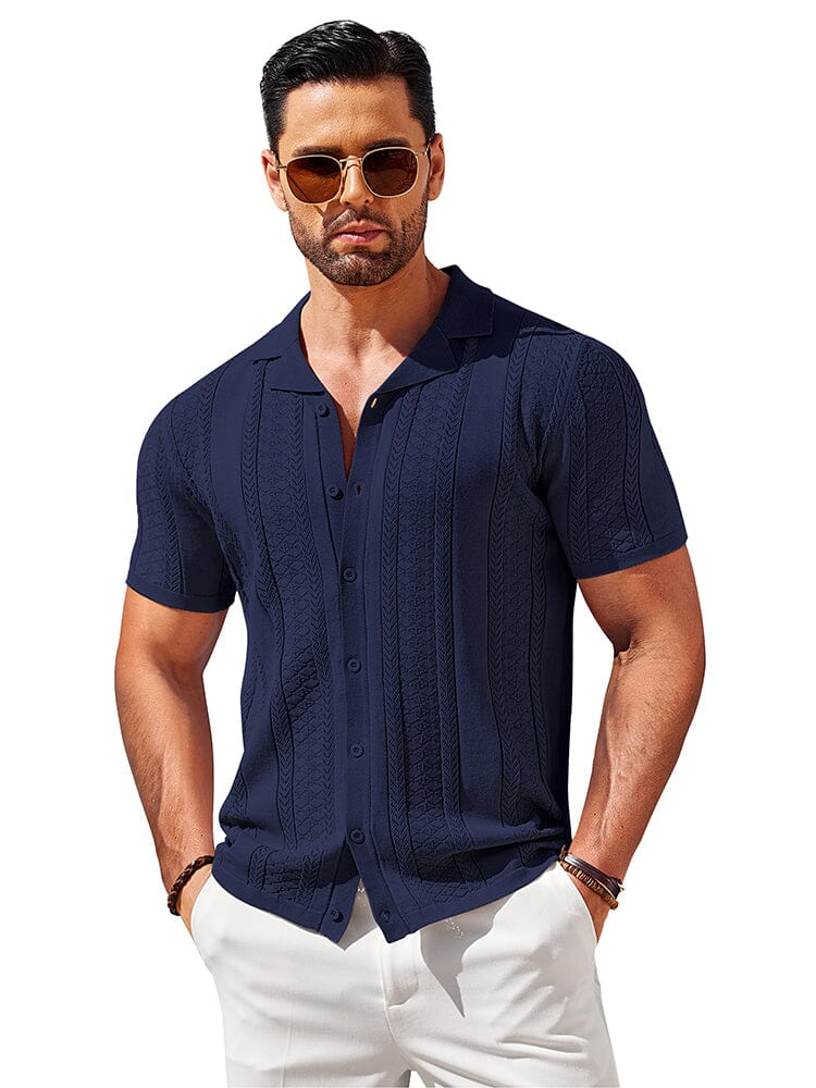Vintage Knit Button Up Shirt (US Only)