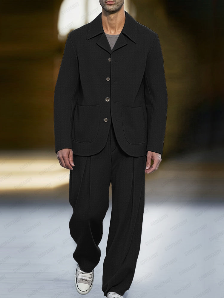 Modern Smart Casual Suit Set