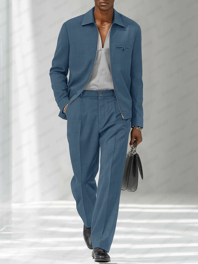 Modern Fashion Jacket Pants Set