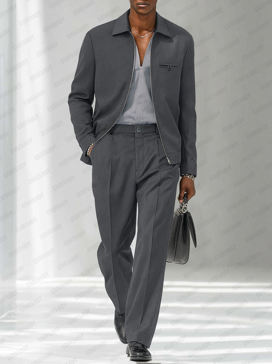 Modern Fashion Jacket Pants Set