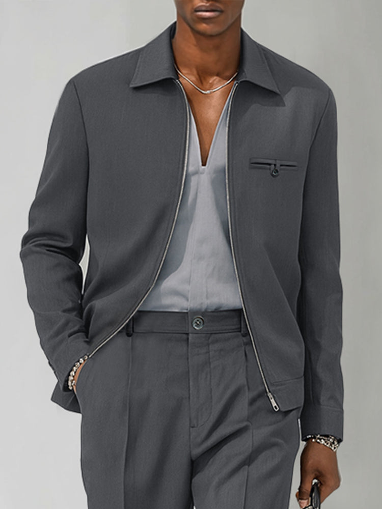 Modern Fashion Jacket Pants Set